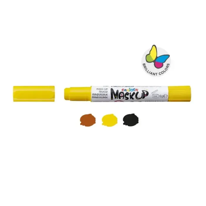 Sejas krāsas CARIOCA Mask Up Animals, 3 krāsas Foto 3