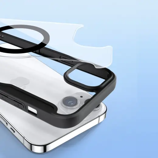 Dux Ducis Skin X Pro Magnetic Flip MagSafe Case iPhone 15 - Black Фото num