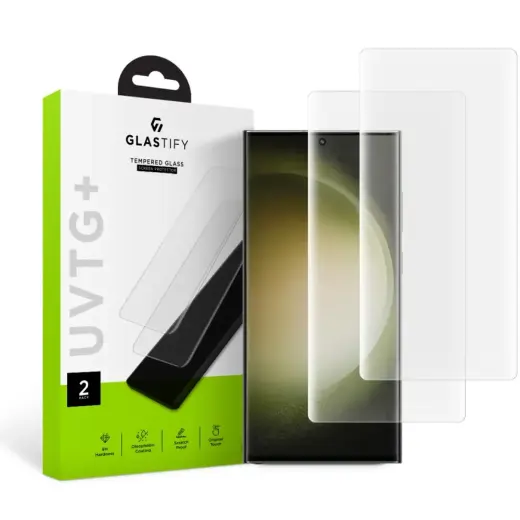 GLASTIFY ULTRA CLEAR защитное стекло для телефона Galaxy S23 Ultra 2 шт.