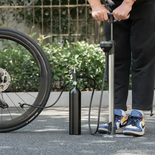 Rockbros Tubeless Tire Inflator 200 PSI 1.2l - Black Фото num