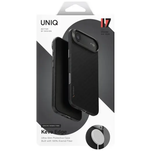 Case UNIQ Keva EDGE for iPhone Air     Magclick Charging black Foto 6