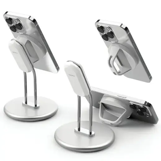 SODI Stojak na telefon SIM-300 srebrny|silver MagSafe Photo
