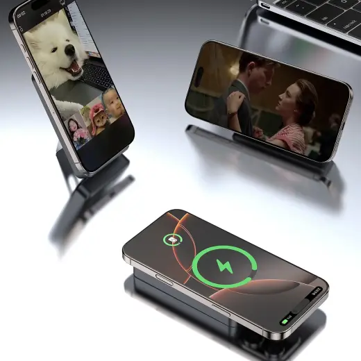 Dudao K29 внешний аккумулятор (powerbank) | 10000 mAh | 20W | USB-C, Lightning, MagSafe | серебряный Фото num