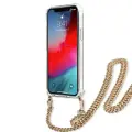 Guess Leopard telefona maciņš priekš iPhone 12 Pro Max zelta siksna Foto 5