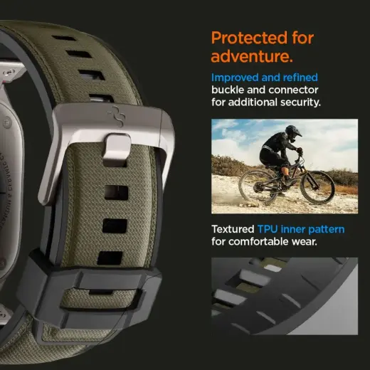 SPIGEN DURAPRO ARMOR APPLE WATCH 6 | 7 | 8 | 9 | 10 | SE | ULTRA 1 | 2 (44 | 45 | 46 | 49 MM) MILITARY GREEN Фото num