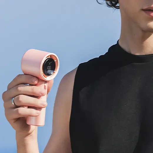 Jisulife Handheld Fan Pro1 FA53 (ABS) Portable USB Fan - Pink Foto 5