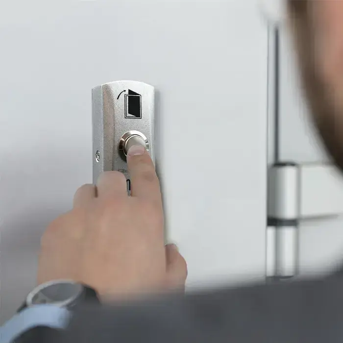 Qoltec Exit button with LED backlight Фото num