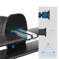 Wozinsky WEDZ-3Y8S clamp car holder with 15W inductive charger for phone on the air vent - black Фото num