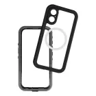 Case for iPhone 16 Shellbox Dot waterproof MagSafe compatible black — Foto 2