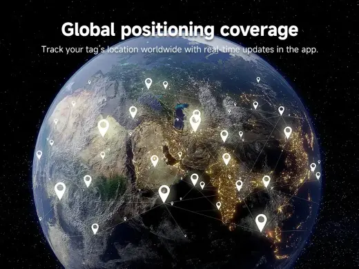 Lifemate GPS Bluetooth LifeTag Tracker HD-P16-3 Android + keyring white Foto 9