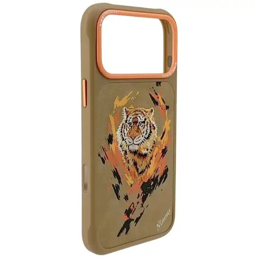 Nimmy Tiger MagSafe case for iPhone 17 Pro Max light brown Photo