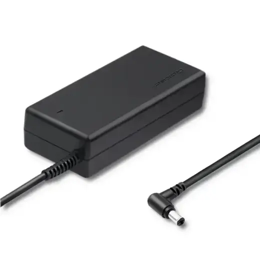 Qoltec Power adapter for laptop HP Compaq | Toshiba 75W | 19V | 3.95A | 5.5*2.5 | +power cable Photo