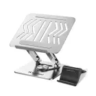 Wozinsky WRS-CPY84SS Aluminum Laptop and Tablet Stand + Free Smartphone Stand - Silver Foto 2