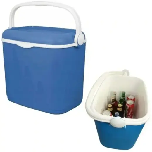 Aukstuma kaste 32L 49,8x33,3x41cm zila/balta Foto 4