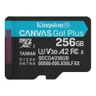 Kingston memory card 256GB microSDXC Canvas Go Plus Gen4 200R A2 U3 Single Pack w/o ADP Фото num