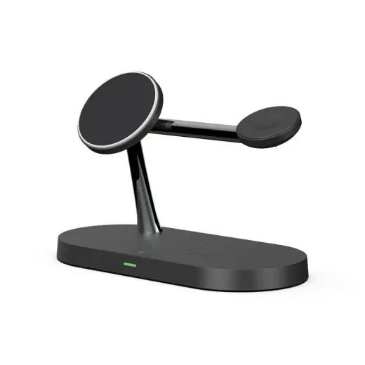 Tech-Protect A12 3in1 MagSafe inductive charger for smartphone | headphones | smartwatch - black Foto 3