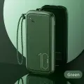 USAMS PB56 10KCD15003 (US-CD150) external battery (powerbank) | 10000 mAh | USB-A, USB-C, Micro USB | dark green Photo