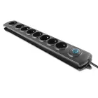 Qoltec Surge protector | 8 sockets | 1.8m | Black — Foto 11