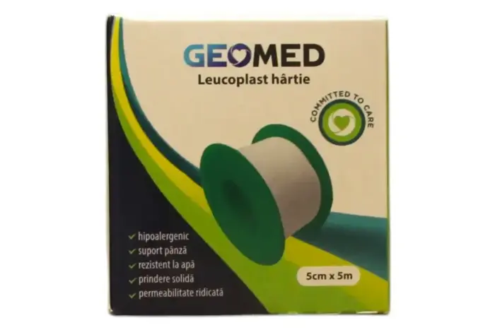 Geomed, Geomed, Leukoplast, Paper, 5 cm x 5 m