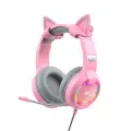 Havit GAMENOTE H2233d Игровые наушники RGB (розовый) Фото num