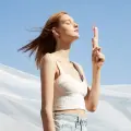 Jisulife Handheld Fan Life8 Mini Portable USB Fan with Power Bank and Flashlight - Pink Foto 7