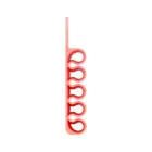 Silicone office organizer - orange — Foto 1