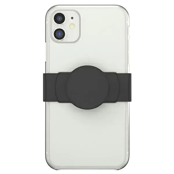 Popsockets PopGrip Slide Stretch 805460 uchwyt i podstawka do telefonu czarny|black Foto 5