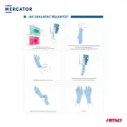 Nitrile protective gloves Nitrylex Basic size L 100 pcs — Photo 2