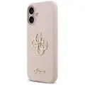 Guess Silicone Big 4G Script Case for iPhone 17 Pink Foto 2