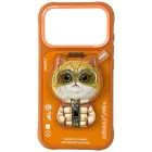Etui Nimmy Cool&Cute 2.0 Cat do iPhone    17 Pro Max z magnetyczną zawieszką pomarańczowy Foto 1