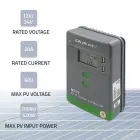 Solar charge controller MPPT 20A,12V 24V,2xUSB — Foto 2