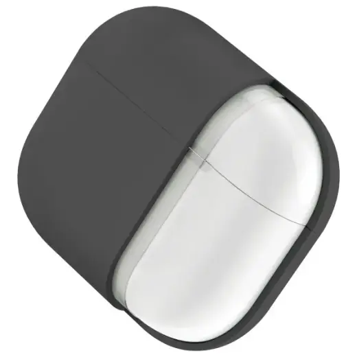 UNIQ case Lino AirPods 4 Silicone ash grey Foto 5