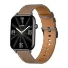 COLMI C28 Smartwatch – Black + Brown Leather Strap — Foto 4