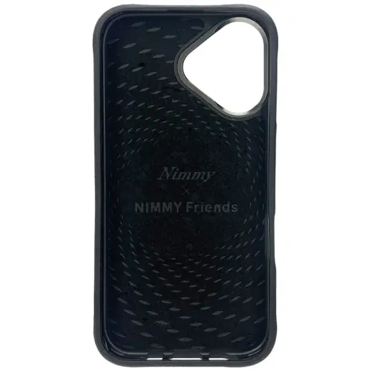 Nimmy Magnetic fashion cute pet phone case for iPhone 16 black Photo
