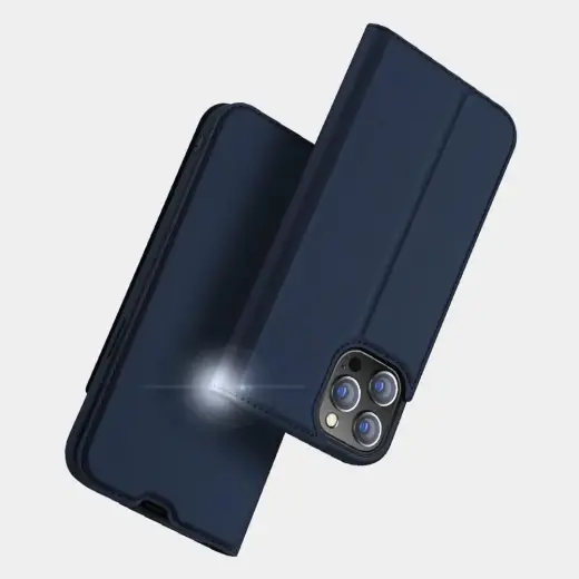 Dux Ducis Skin Pro Bookcase type case for iPhone 13 Pro blue Photo