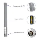 Qoltec LoRa Antenna | 8 dBi | Outdoor — Foto 4