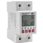Qoltec Wi-fi DIN rail relay with electricity meter 63A| Timer | Tuya | Wi-Fi | LED Foto 1