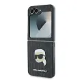 Original Case KARL LAGERFELD Saffiano Monogram KLHCZF6PGKSKIHK for Samsung Galaxy Z Flip 6 black Foto 6