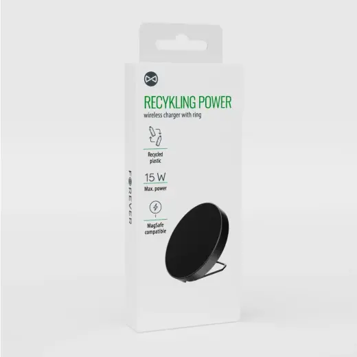 Forever recycling inductive charger with a ring compatible with MagSafe RLIR129-MS Фото num