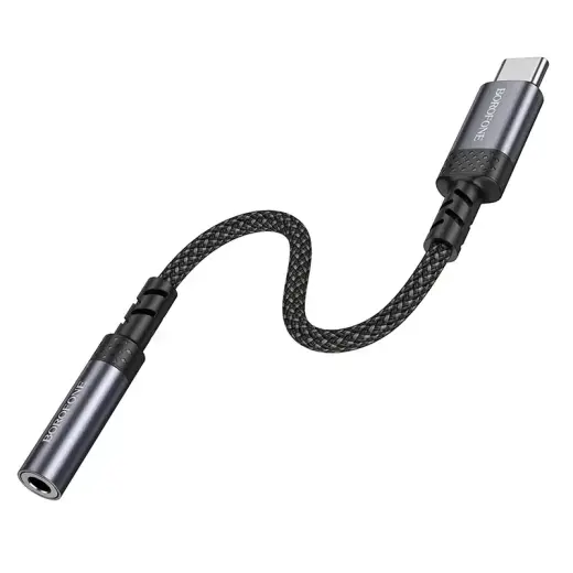 Borofone Adapter BV24 Graceful - Type C to jack 3,5mm - grey Photo