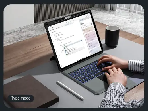 Nillkin Bumper Combo Keyboard Case (Backlit Version) for iPad 12.9 Pro 2020|2021|2022 Black Фото num