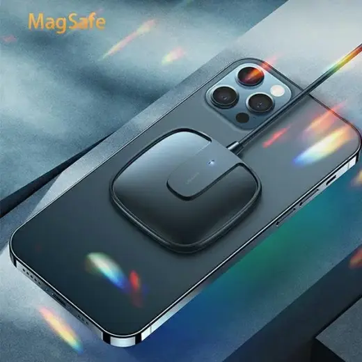 USAMS Ład. indukcyjna US-CD159 magnetic W1 15W Extra-thin iPhone 12 series biały|white CD159DZ02 Фото num