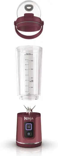 Ninja pārnēsājams bezvadu kokteiļu blenderis, 0.5l, sarkans Foto 2