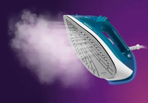 PHILIPS 3000 sērijas Tvaika gludeklis, 2600W, zilganzaļs Foto 5