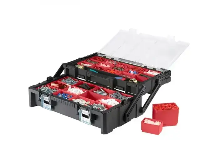 Ящик для инструментов с 18 отделениями Консольный ящик для инструментов 18" 45,8x24x14,5 см Фото num