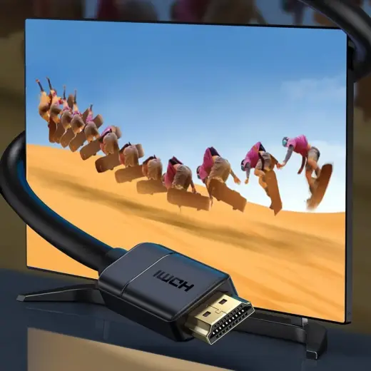 Кабель Baseus HDMI 2.0 4K 60 Гц 3D HDR 18 Гбит|с 1 м черный (CAKGQ-A01) Фото num