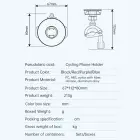 Blavec Uchwyt Rowerowy BV-03 Velo Quick Lock Magsafe to handlebar (BV03-QLMHB) black Photo