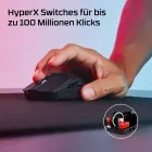 HyperX Mouse Pulsefire Haste 2 Mini Black Schwarz (7D388AA) — Фото 4