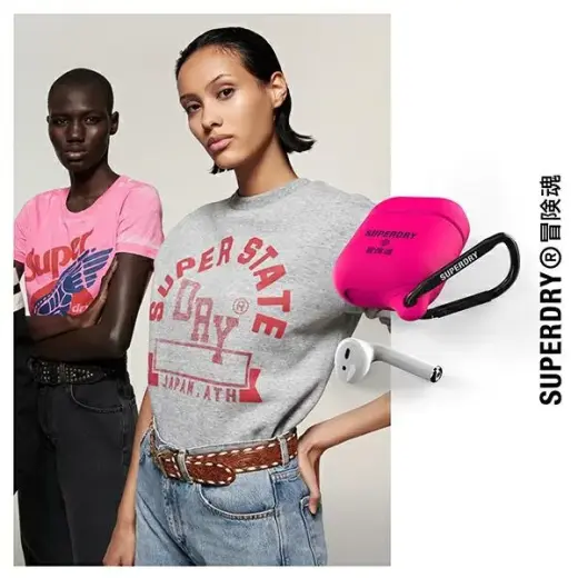 SuperDry AirPods Cover Waterproof różowy |pink Foto 7