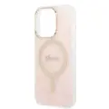 Guess 4G MagSafe Compatible Case + Wireless Charger for iPhone 14 Pro Pink Фото num